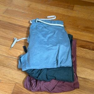 3 Pairs Women’s Vuori joggers size Medium